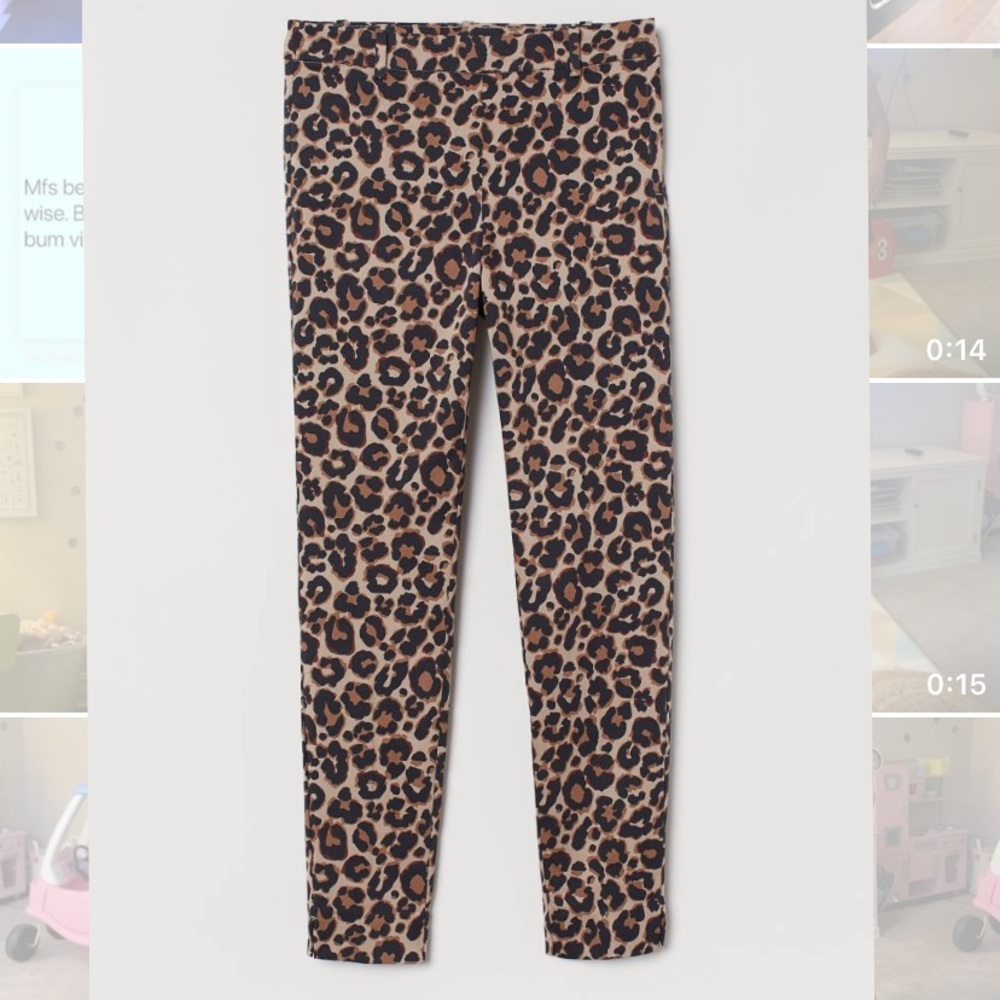 Leopard Work Pants